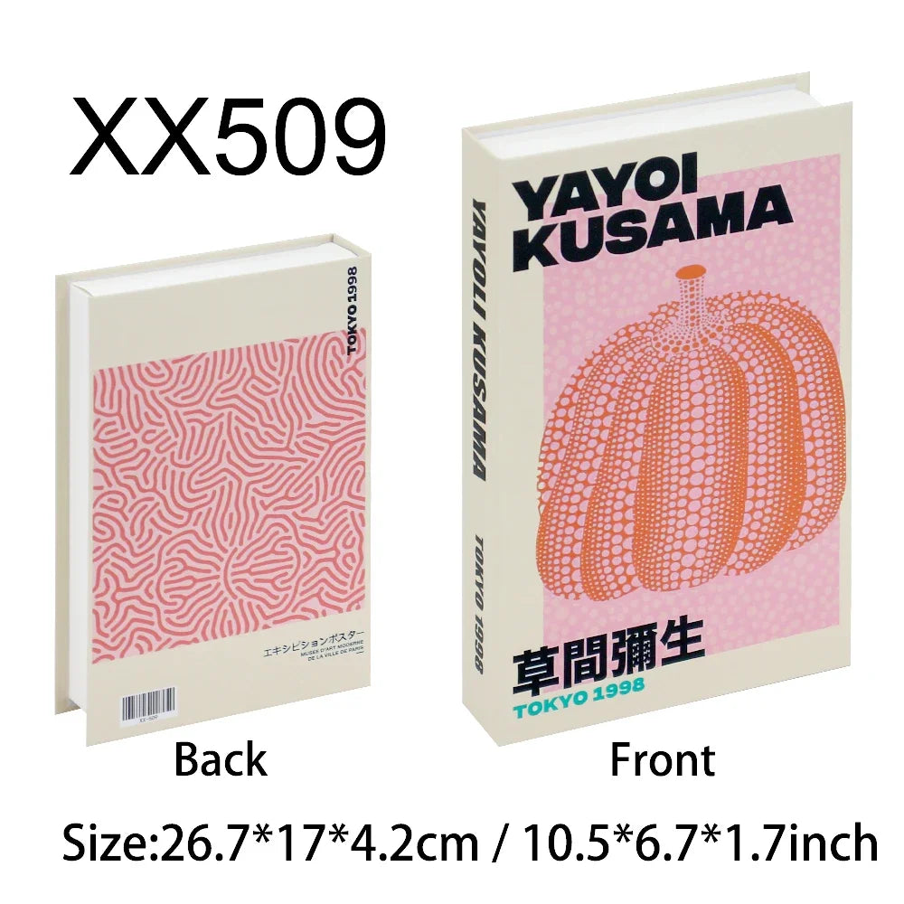 Luxus gefälschte Bücher Dekoration für Wohnzimmer Nordic Stil