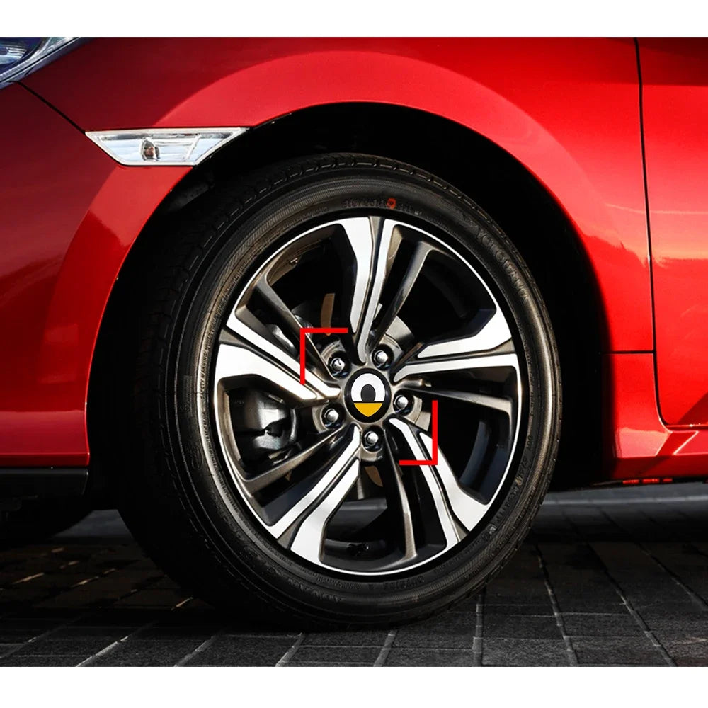 56mm Auto Radnabe Center Cap Metall Emblem Aufkleber für Smart Modelle