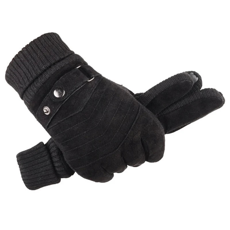 Warme Winter Handschuhe für Herren winddicht und Touchscreen fähig
