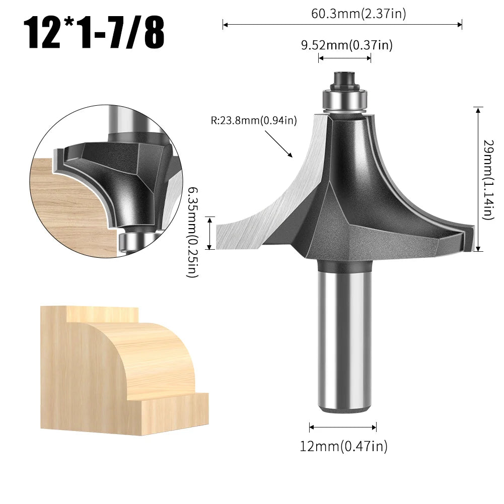 6/12mm Schaft Nut Schneiden Linie Router Bit für Holzbearbeitung