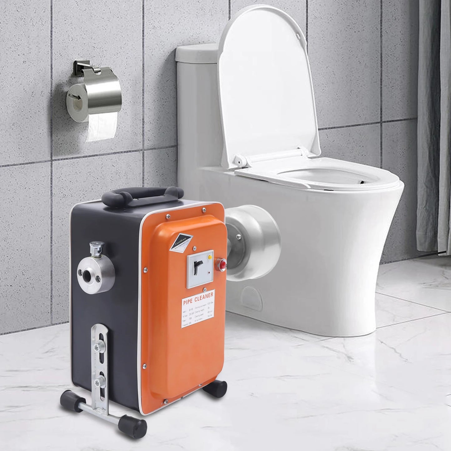 Abflussrohr-Reinigungsmaschine 750W für verstopfte Toiletten und Rohre