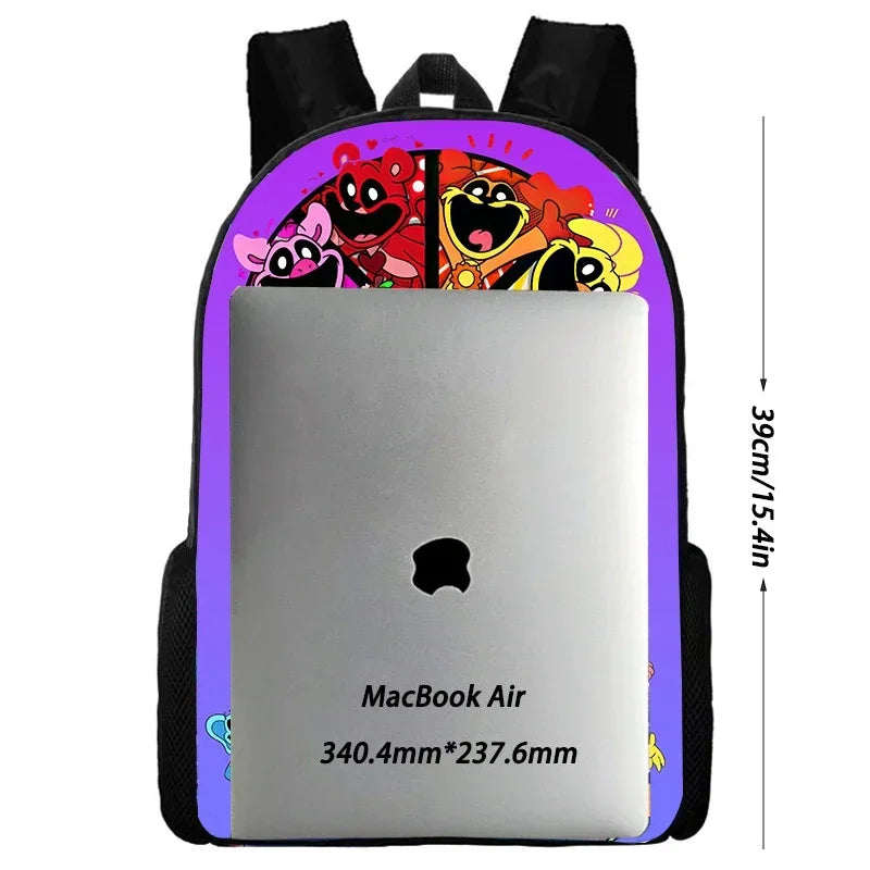 Kinder-Schulrucksack Set mit Lunchtasche und Federmäppchen, robust und praktisch
