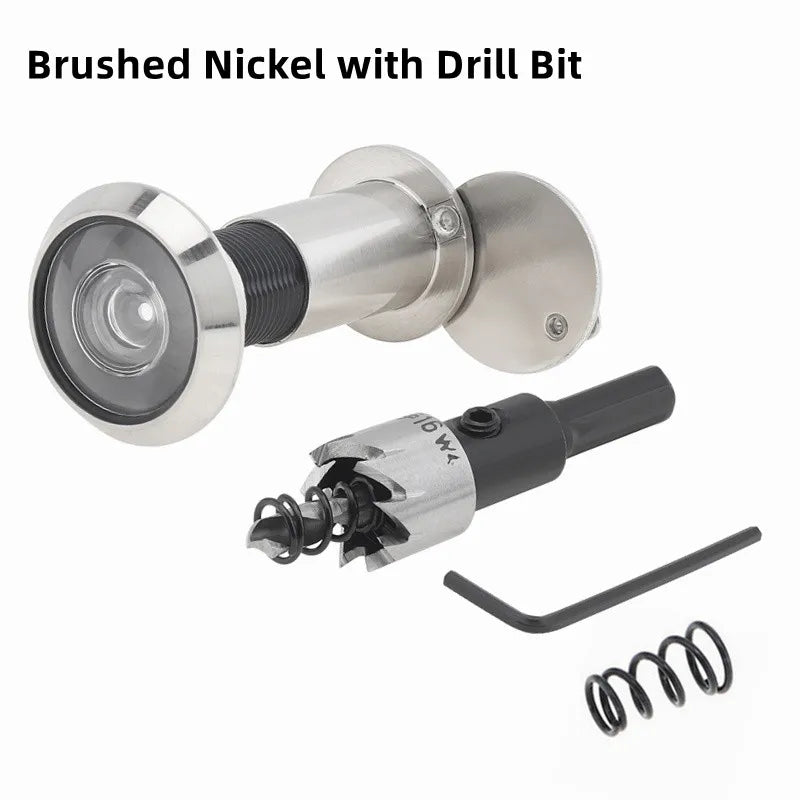 16mm Türspion 200° Weitwinkel – Sicheres Guckloch für 35-60mm Türen