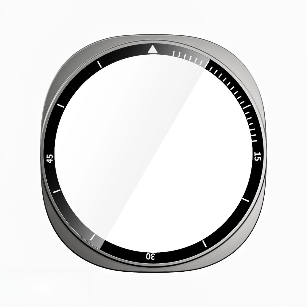 Schutzcover aus gehärtetem Glas mit PC-Rahmen für Smartwatches 40/44mm