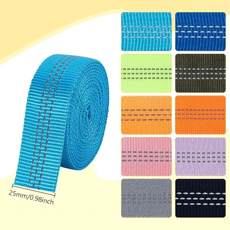 25mm Reflektierendes Gurtband doppelseitig für mehr Sichtbarkeit