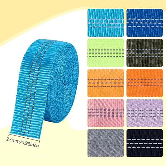 25mm Reflektierendes Gurtband doppelseitig für mehr Sichtbarkeit