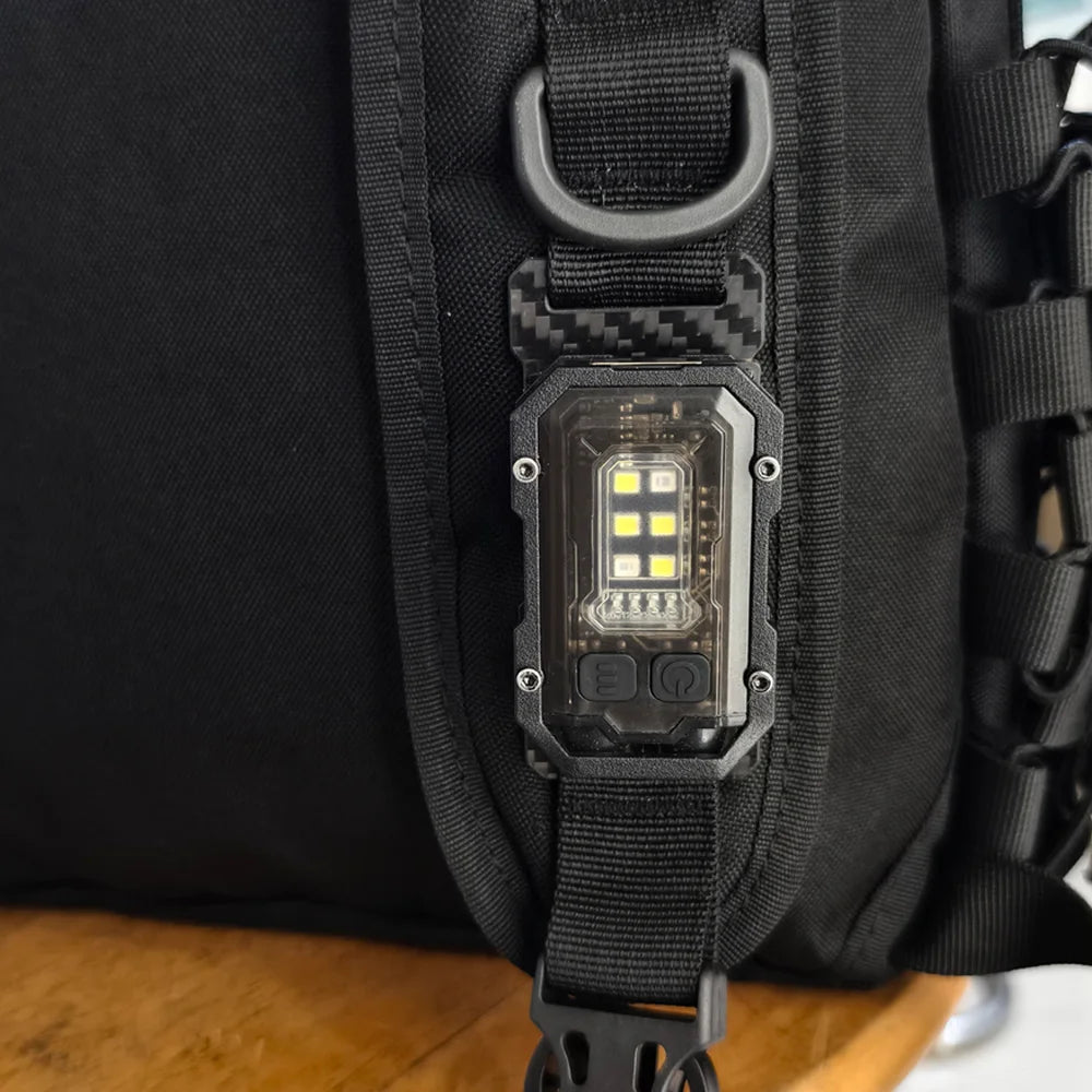 Taktische Taschenlampe EDC Tragbare Mini Licht Für Rucksackgurt