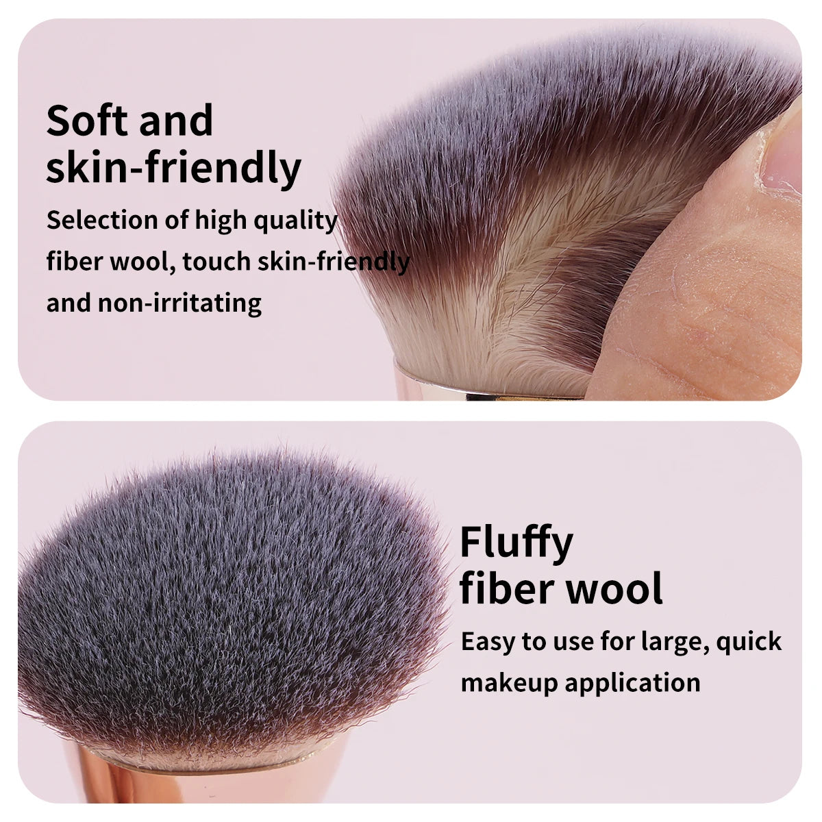 4-teiliges Make-up-Pinsel-Set mit Box – weich, präzise - perfekt für Reisen