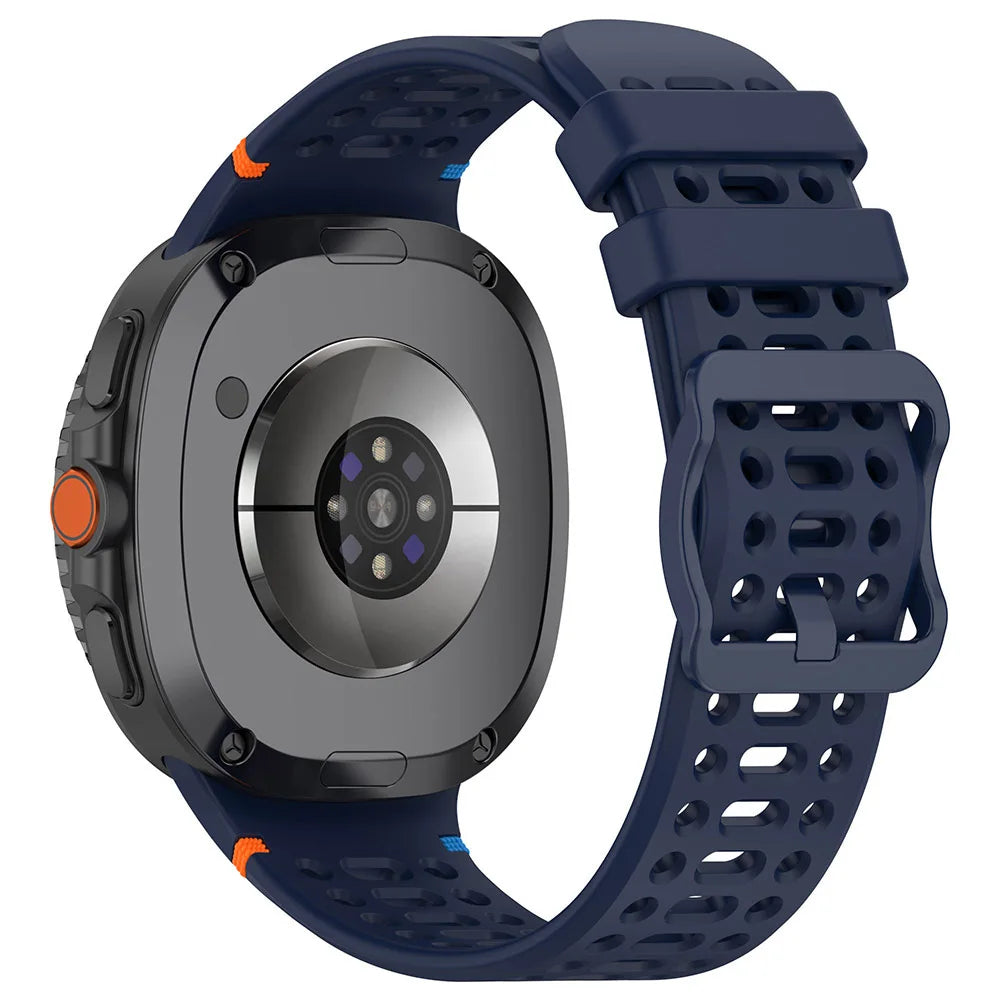 Silikon Ersatzarmband für Smartwatch 40 44 47 mm Sport komfortabel