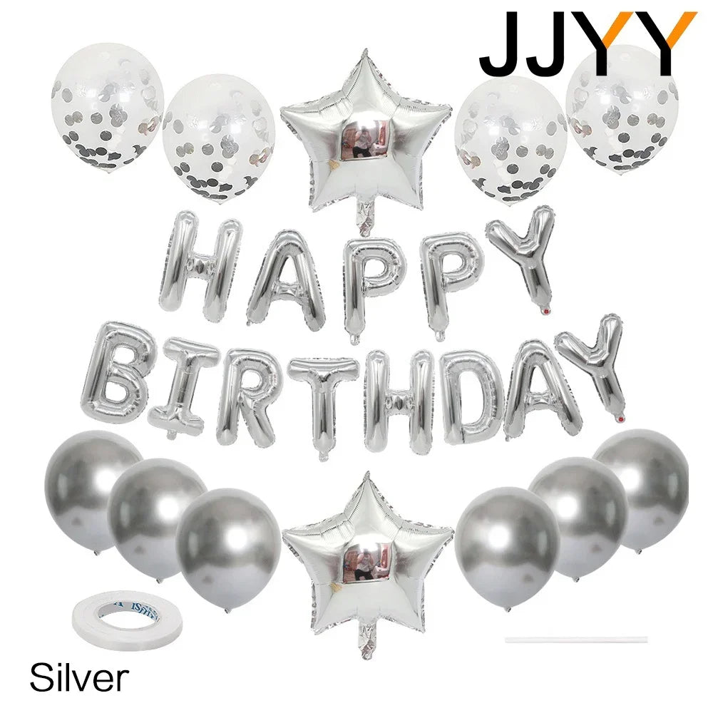 Festliches Ballon Set für Geburtstag und Party Dekoration