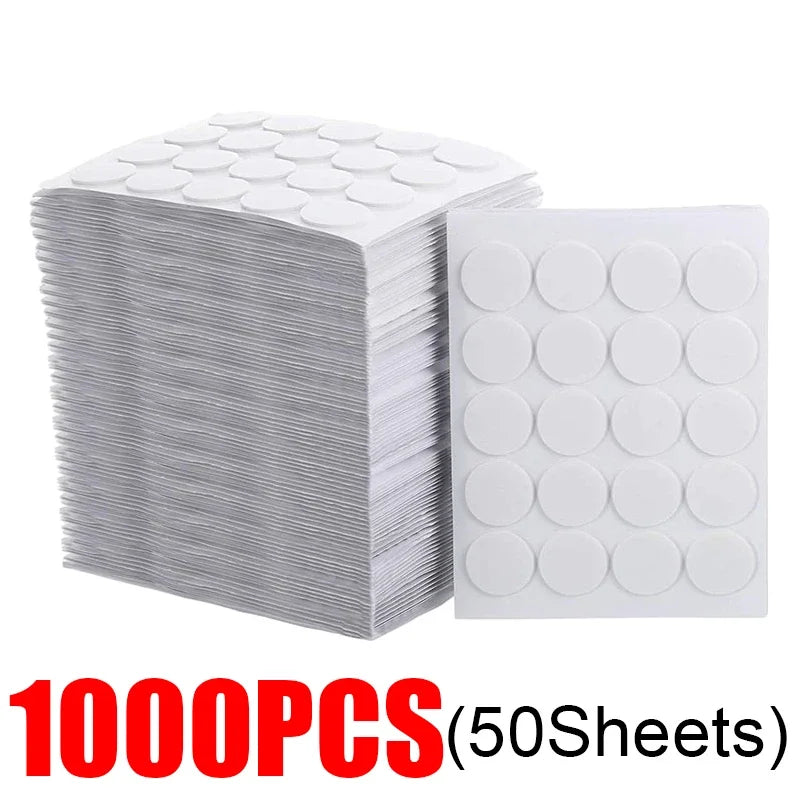 Kerze Docht Aufkleber 100 oder 1000 Stück Weiß doppelseitiges Klebeband