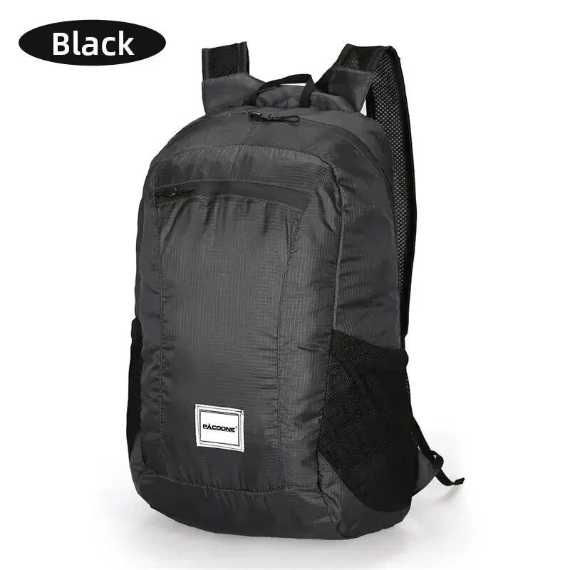 Leichte faltbare Outdoor Wandertasche 20 l mit Regenhülle Unisex