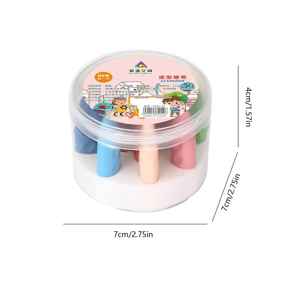 Palm-Greif-Buntstifte waschbar unzerbrechlich leicht für Kleinkinder