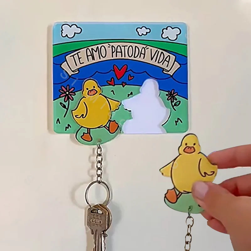 Wandmontierter Schlüsselhalter Haus Paar Schlüsselanhänger Aufhänger Puzzle