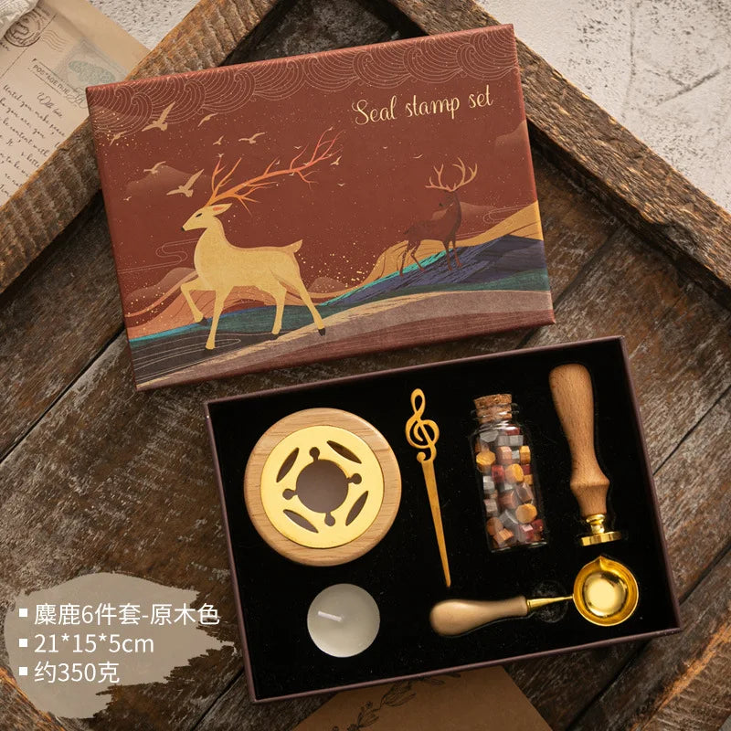 Wachssiegel Stempel Set für DIY Projekte und Hochzeitseinladungen