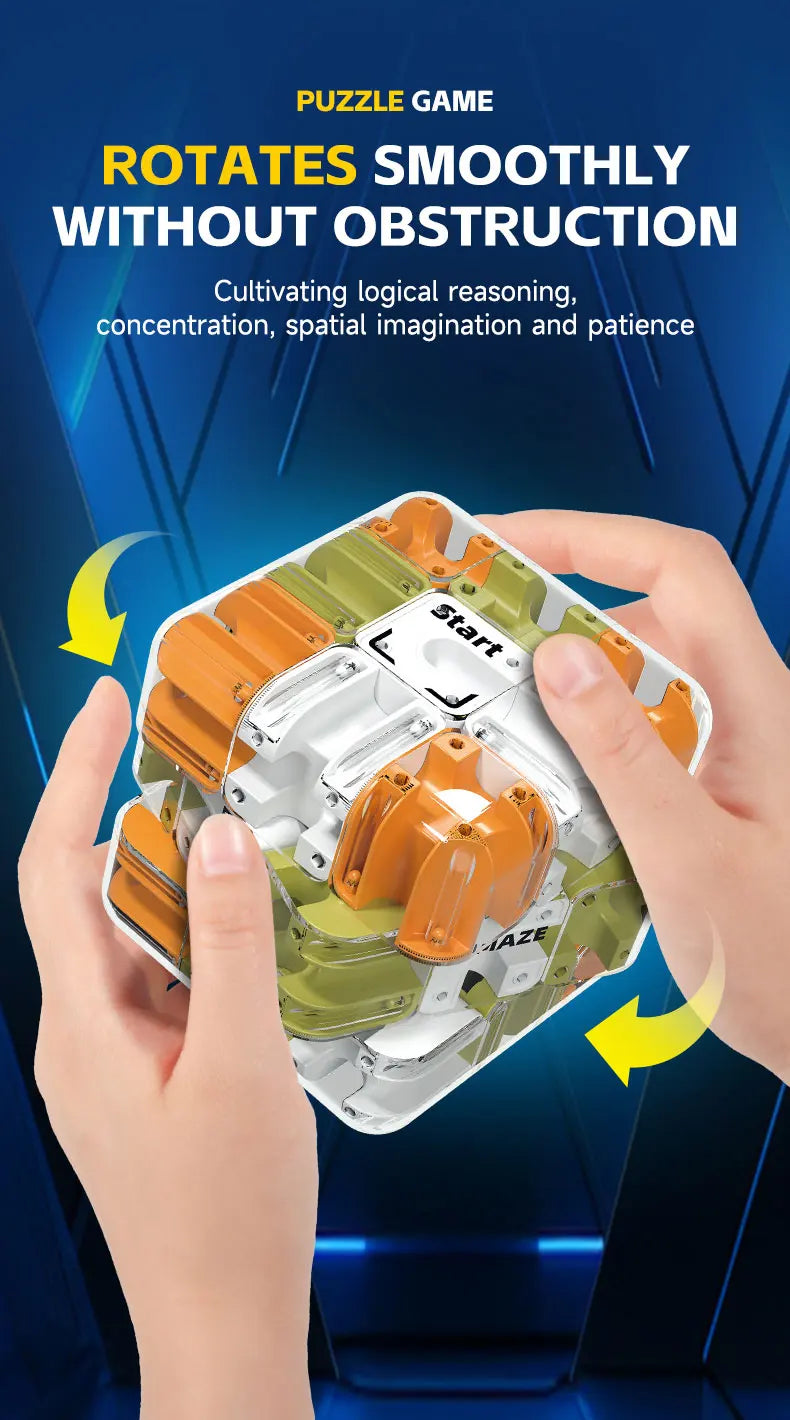 3D Labyrinth Puzzle Würfel für kreatives logisches Denken