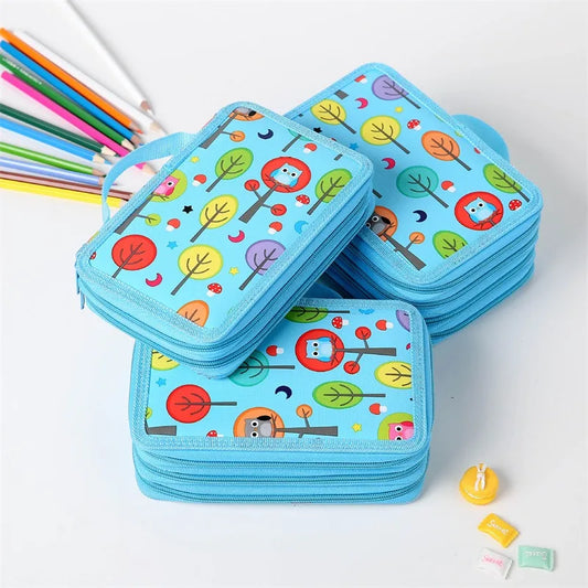 Große Bleistift Tasche Organizer mit 32 52 oder 72 Fächern für Künstler