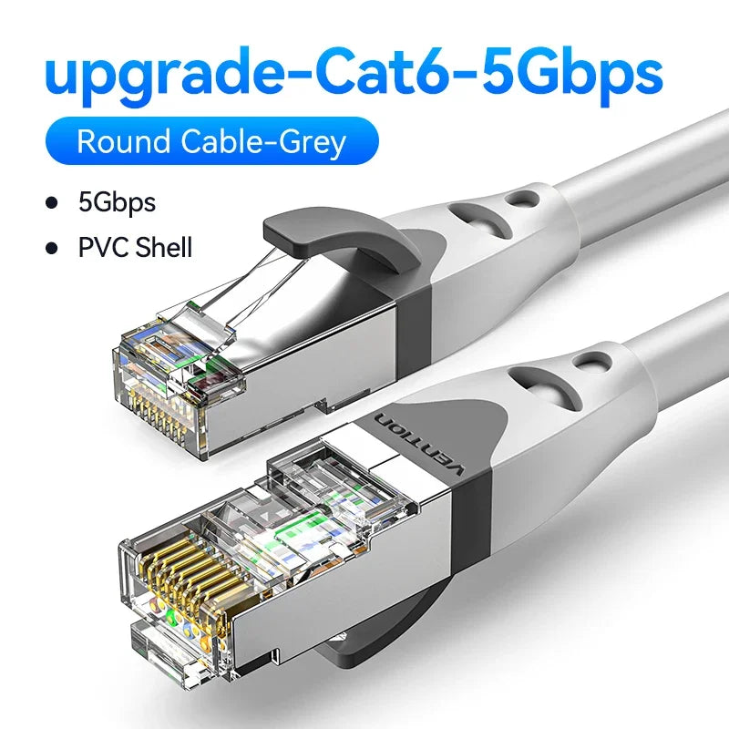 Cat6A Ethernet Kabel 10 Gbit/s SFTP Patchkabel RJ45 LAN fürs Gaming PC