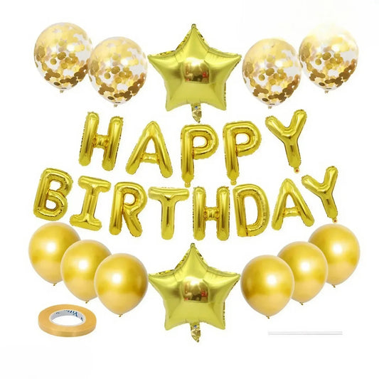 Festliches Ballon Set für Geburtstag und Party Dekoration