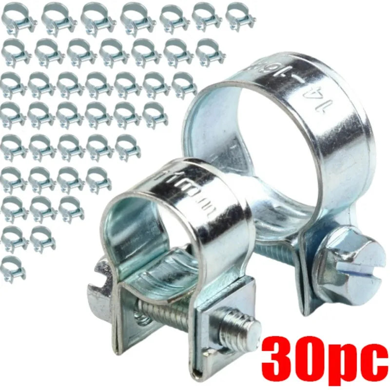 Verzinkte Schlauchklemmen für Kraftstoff, Diesel - Kühlrohre – Sicherer Halt