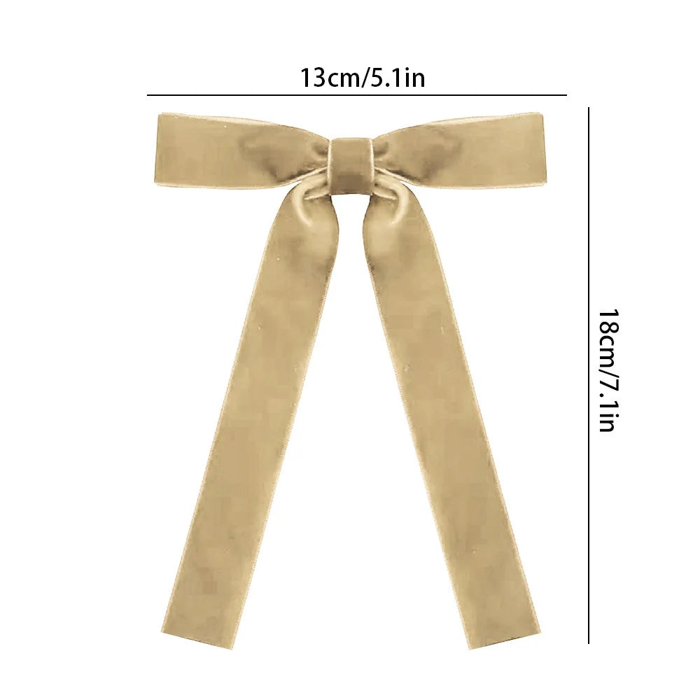 12er Vintage Samt Schleifen Set für Weihnachtsbaum und Geschenke