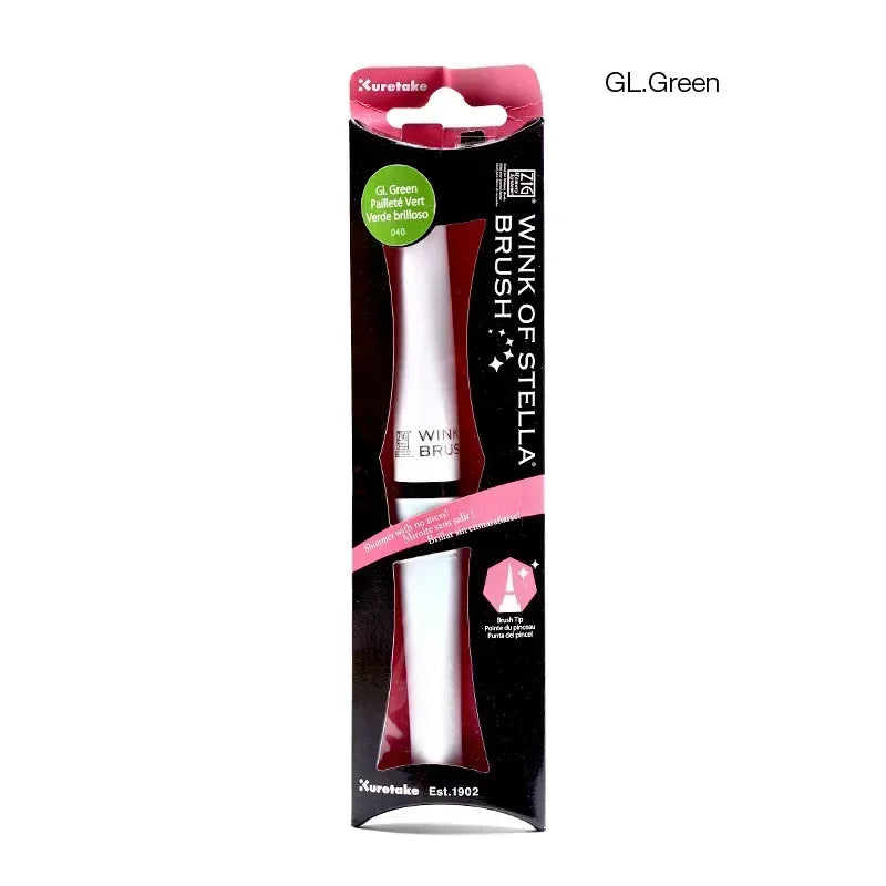 Mehrfarbiger Bling Pinselstift mit funkelndem Aquarellglitzer