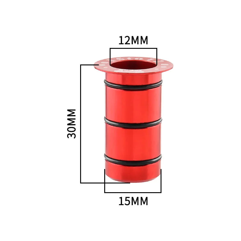 Fahrrad Nabenadapter 15mm auf 12mm für Vorderrad Steckachse Umbau