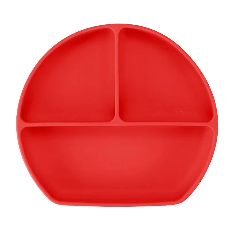 Baby Saugplatte aus Silikon mit Saugnapf spülmaschinen- und mikrowellengeeignet