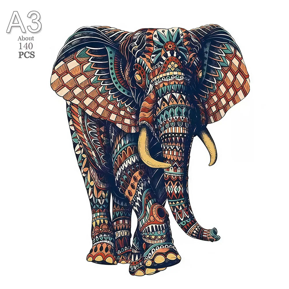 3D Holzpuzzle Tier Tiger und Hund für Kinder und Erwachsene