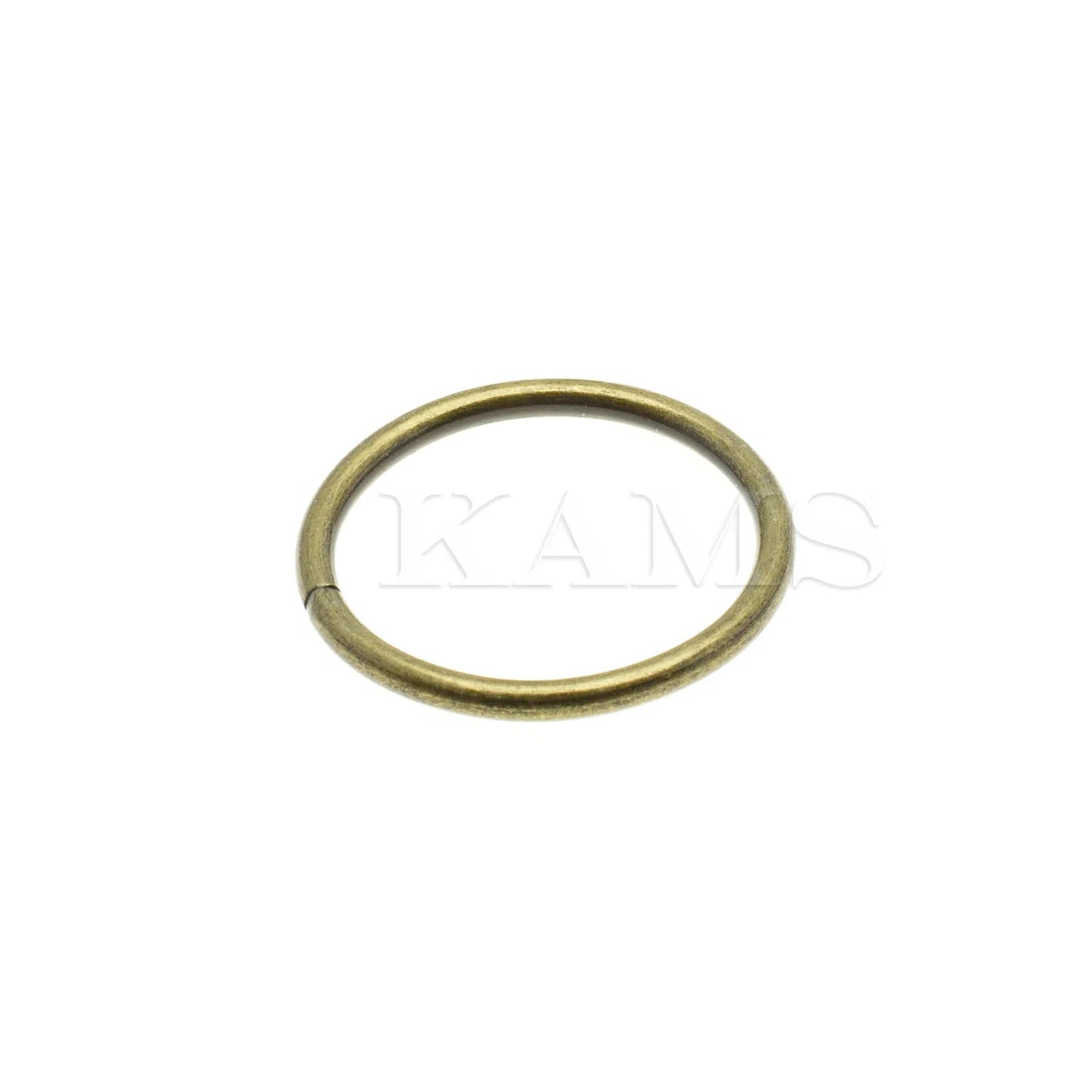 10 Metall O-Ringe vernickelt für Gürtel Taschen Ringe 12 bis 38 mm