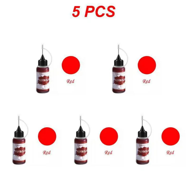 7 Farben Temporäre Henna Tattoo Tinte Set semi-permanent DIY Körperkunst