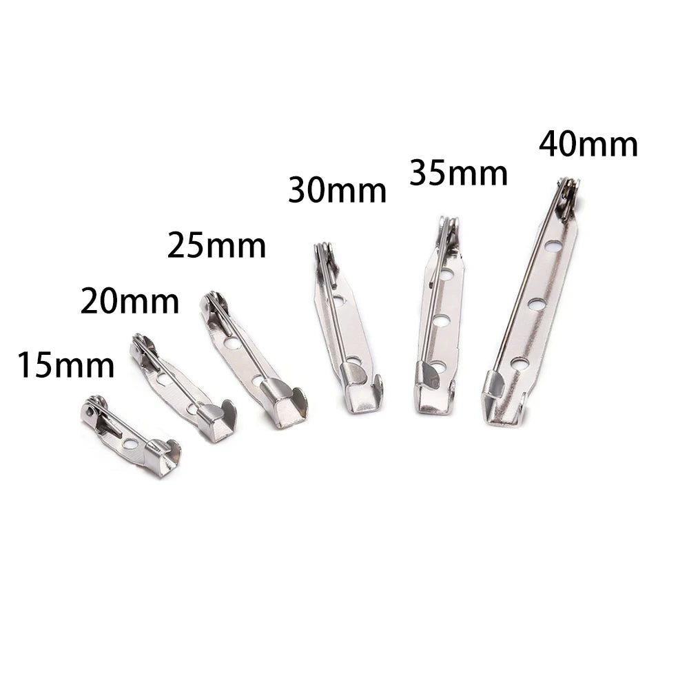 50er Set Brosche Clip Basis Pins in 15-40mm – DIY Schmuckzubehör-Yabubest - Home & More