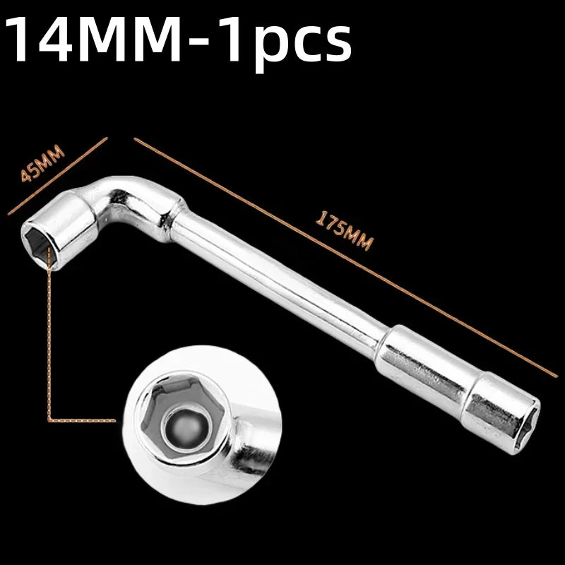 Robuster L-förmiger Hexagon Steckschlüssel 6-15mm – Kraftsparend - präzise