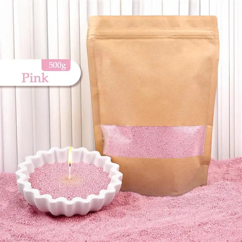 Buntes körniges Perlenwachs für DIY Kerzenherstellung und Sandmalwachs