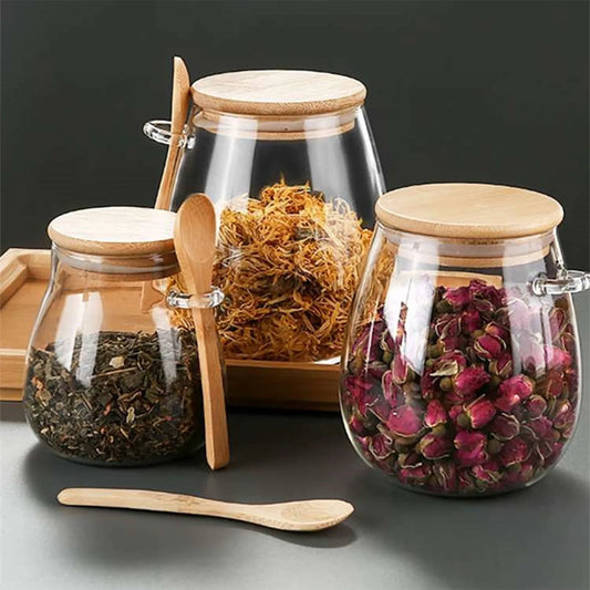 Frische - Ordnung: Luftdichter Glasbehälter 350–1000ml für Kaffee - Tee