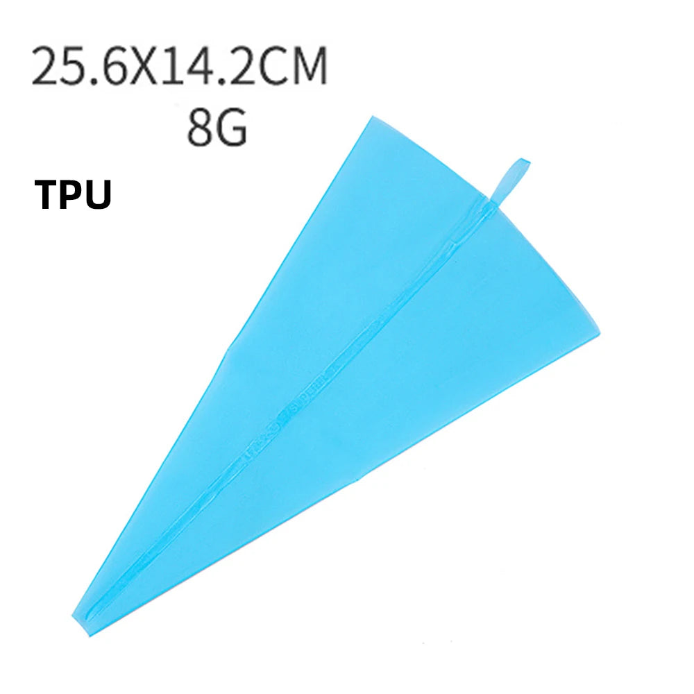 5 Größen Silikon Spritzbeutel wiederverwendbar für Kuchen Dekorieren-Yabubest - Home & More