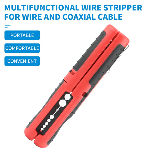 Multifunktionale Kabel und Draht Abisolierzange mit Anti-Rutsch Griff