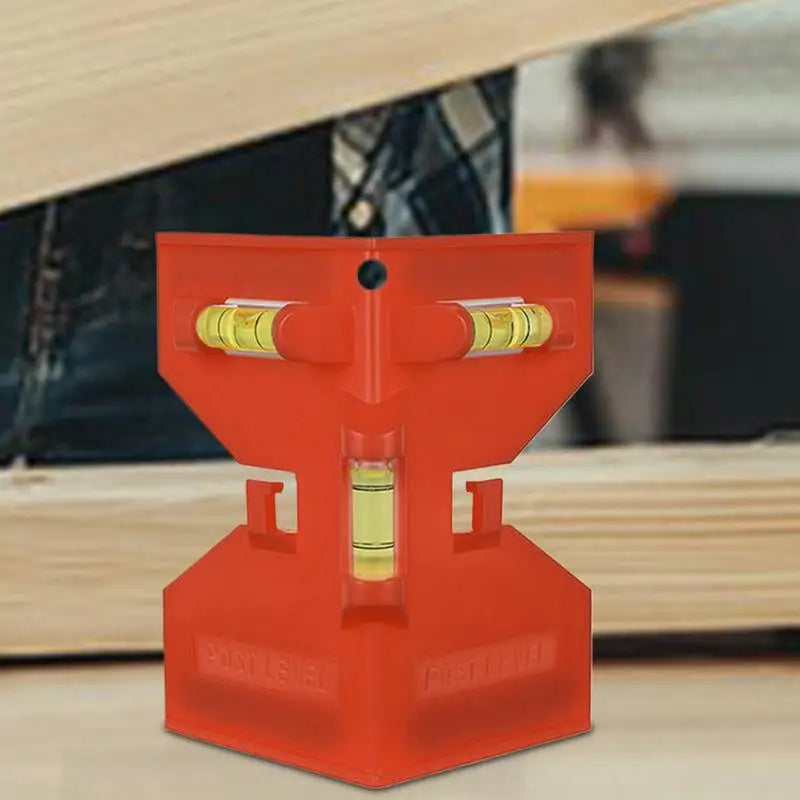 Magnetisches Nivellierwerkzeug 3 Libellen für Pfosten Rohre Holz