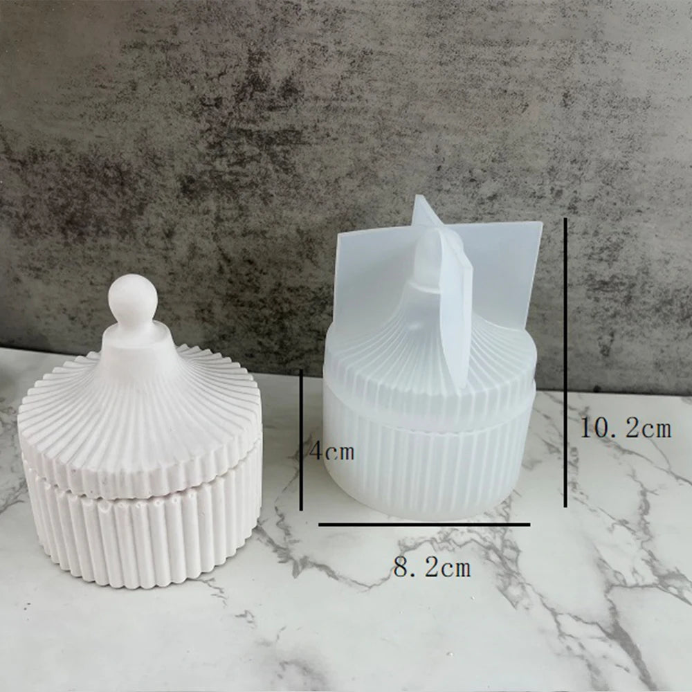 Runde Silikonform für DIY Blumentopf und Kerzengießen