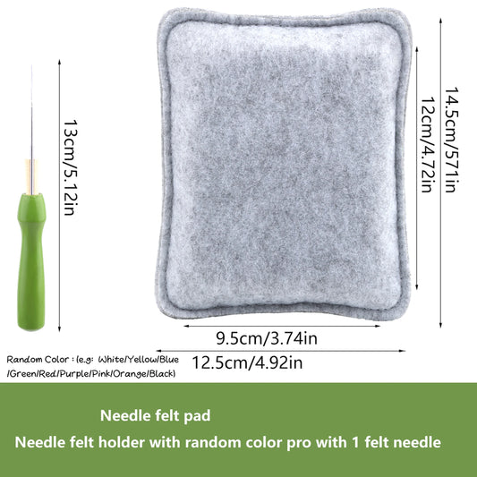 Filzunterlage mit Filznadelhalter für einfaches Filzen zu Hause