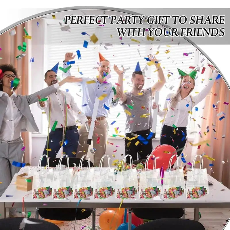 Vielseitige transparente Geschenktüten mit Griff für jeden Anlass