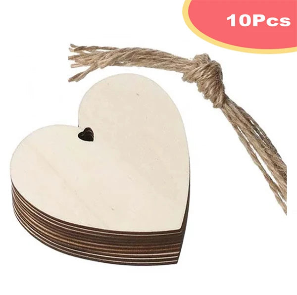 Natürliche runde Holzscheiben 7,5 cm mit Loch – 10 oder 20 Stück DIY-Set
