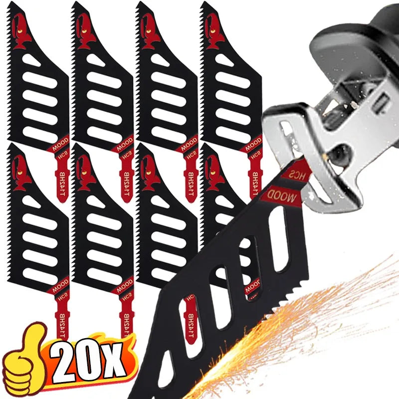 Gebogene Stichsägeblätter T-Schaft für präzises Holzschneiden-Yabubest - Home & More