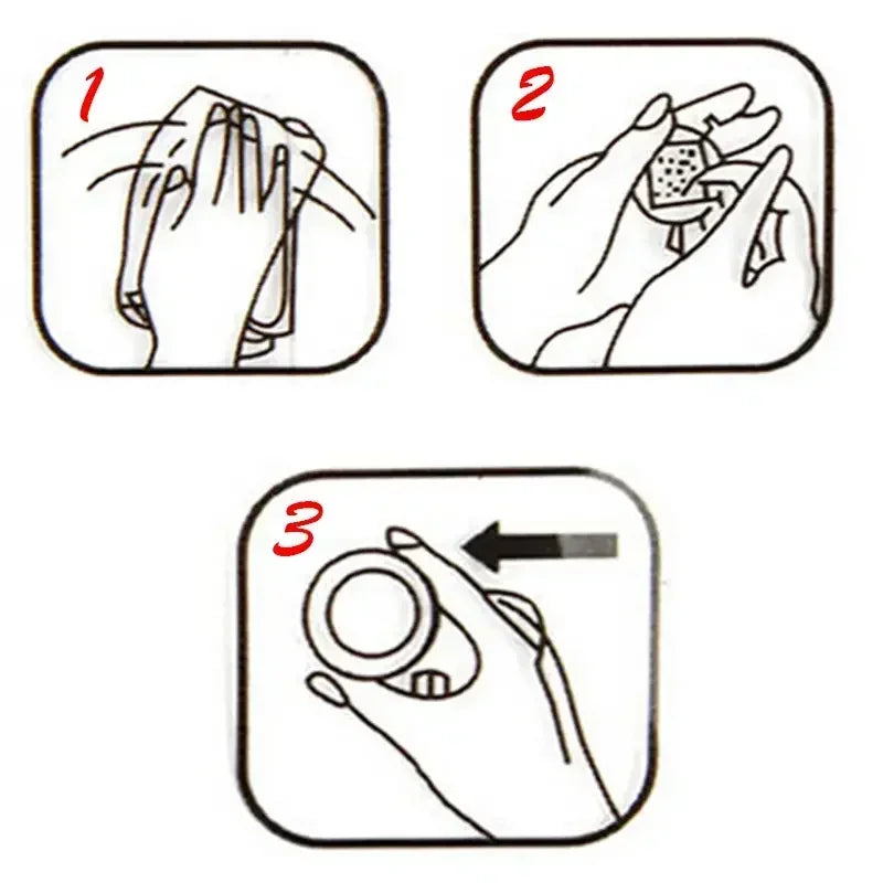 Selbstklebende Möbelbeinpolster aus Kunststoff – Bodenschutz - Rutschfest