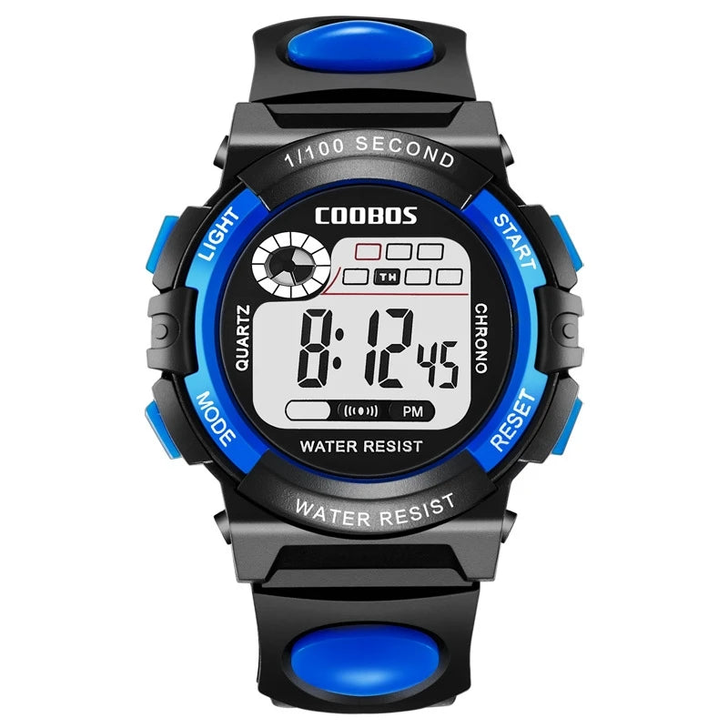 Multifunktionale Kinder Digitaluhr mit 30M Wasserdicht und LED Anzeige