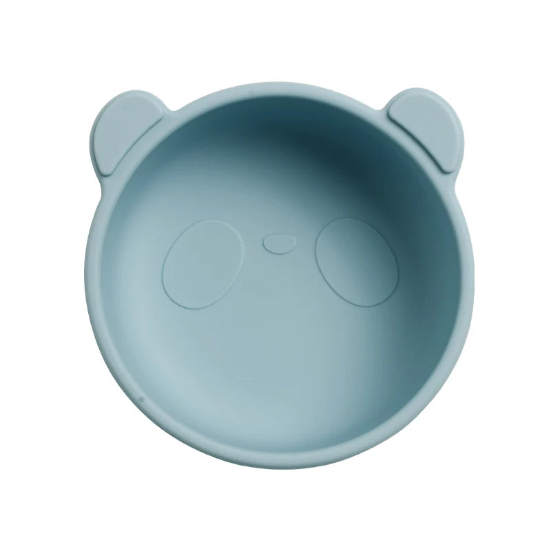 Baby Silikon Saugnapf Schüssel BPA-frei rutschfest für Kleinkinder