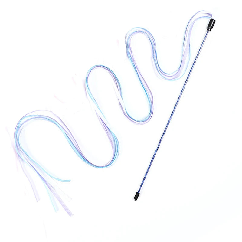 Interaktiver Katzen Teasing-Stab mit Seil – Kauen Verfolgen Spielspaß