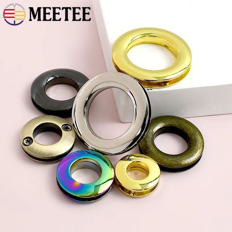 Metall Ösenschnallen mit Unterlegscheibe für Taschen und Bekleidung