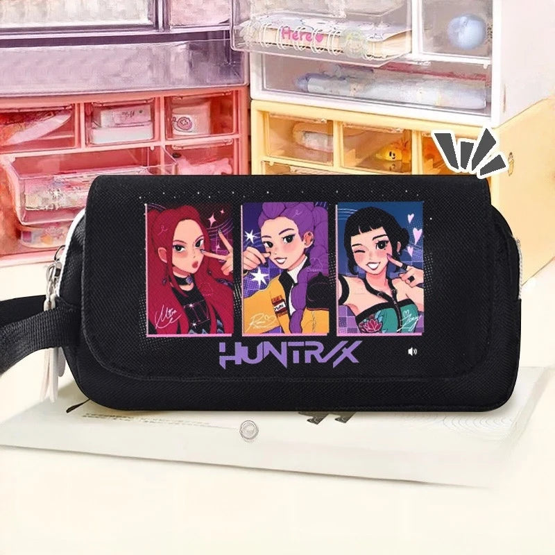 Großes mehrschichtiges Kpop Demon Hunt Federmäppchen für Schüler