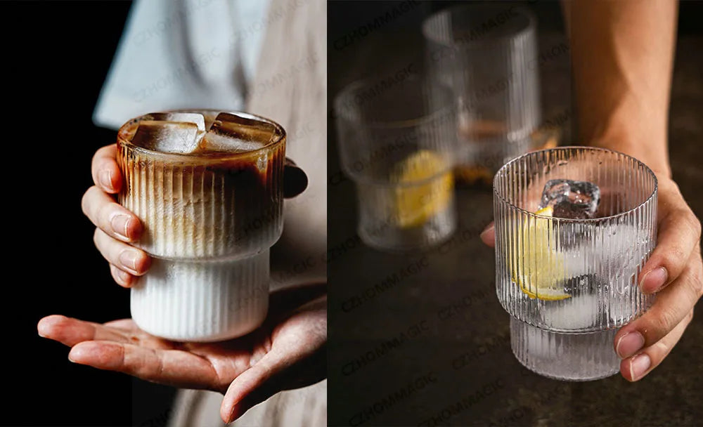 Hitze beständige transparente Kaffeetasse aus Glas für Tee Saft und Milch-Yabubest - Home & More